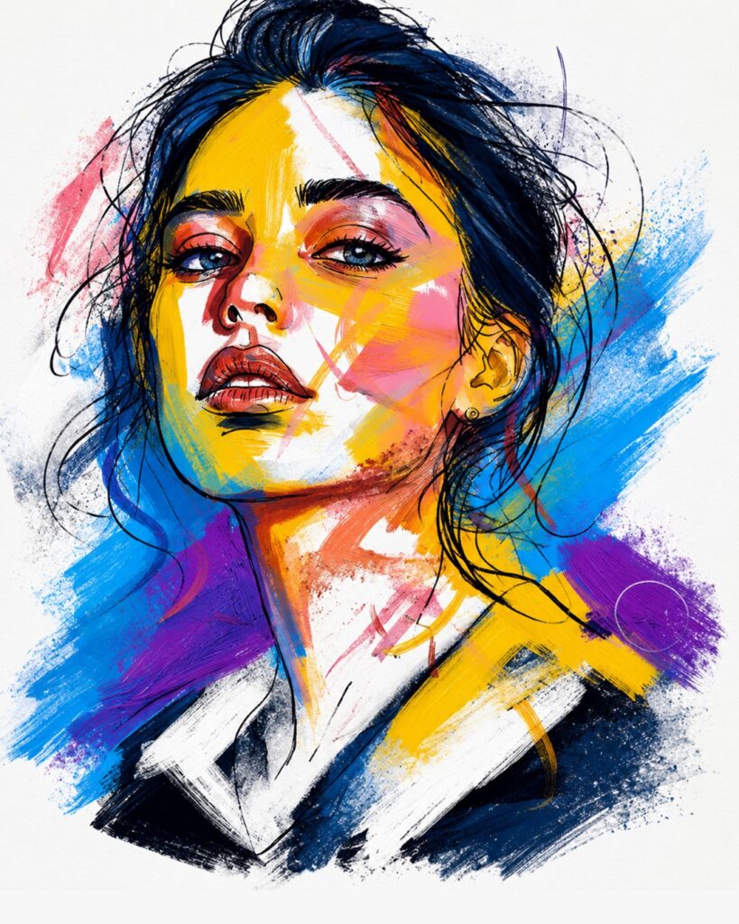 portrait illustration sukey vionic