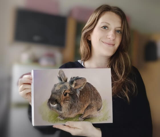 Kaninchenzeichnung Doreen Näther